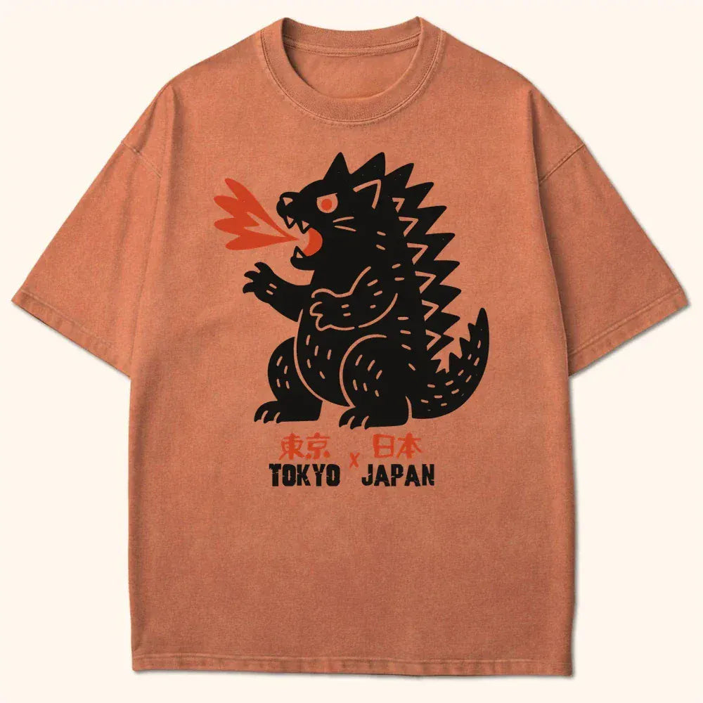 Kyattojira Tokyo Japan T-Shirt Yam / S 30791457299492776029 T-Shirt