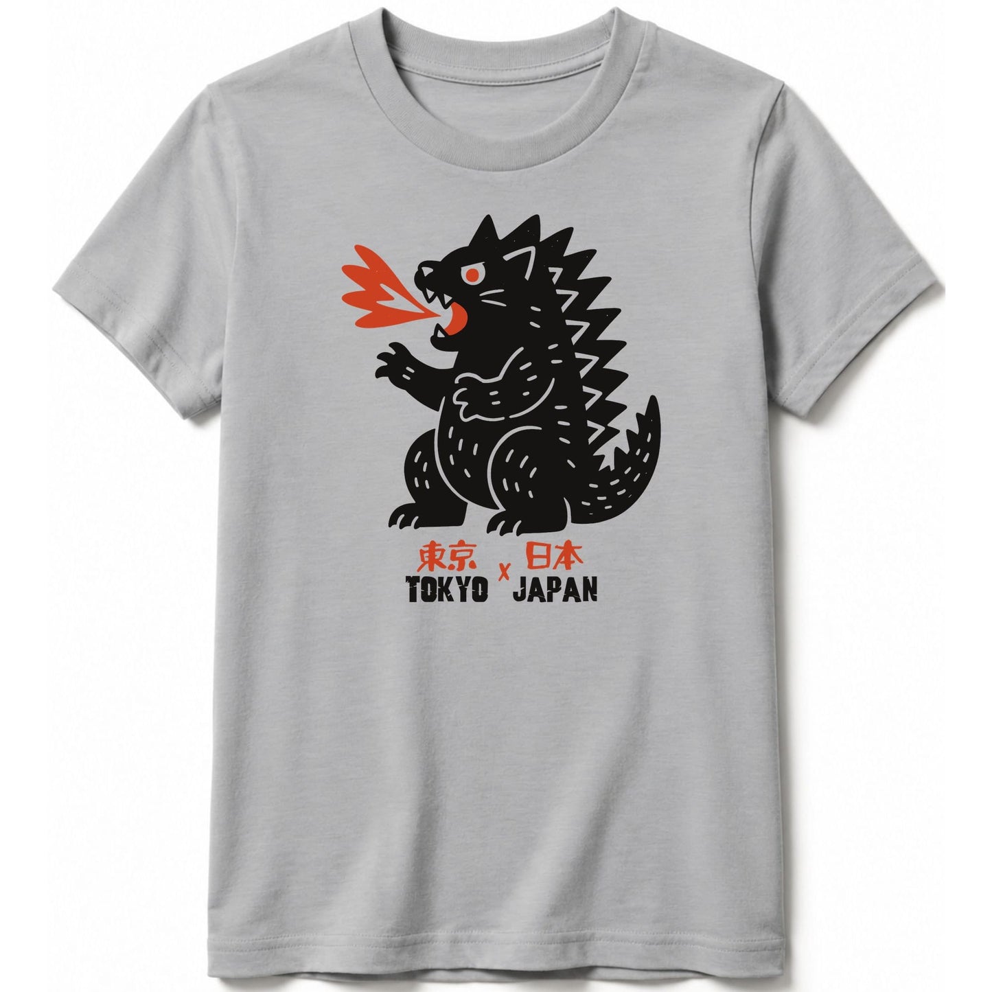 Kyattojira Tokyo X Japan Kids Tee Athletic Heather / S 24248496237753619405 Kids clothes