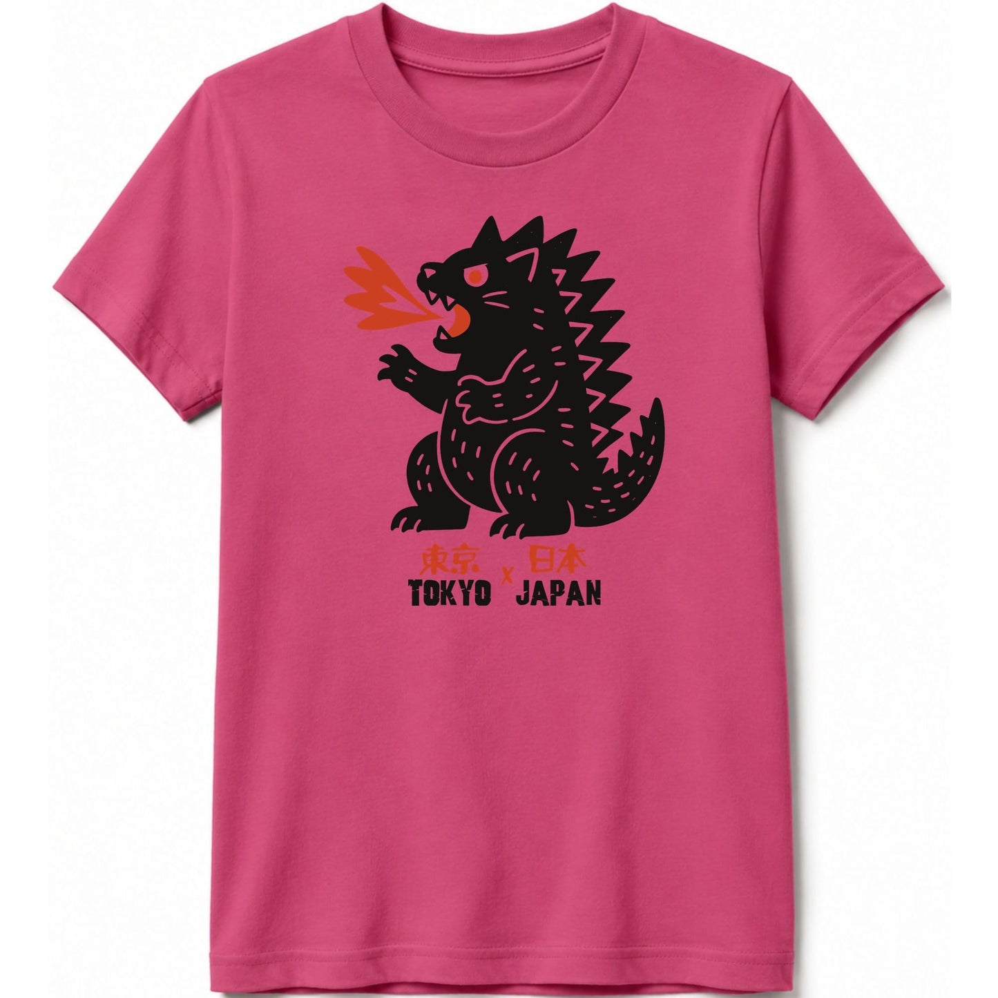 Kyattojira Tokyo X Japan Kids Tee Berry / S 29301575231572578392 Kids clothes
