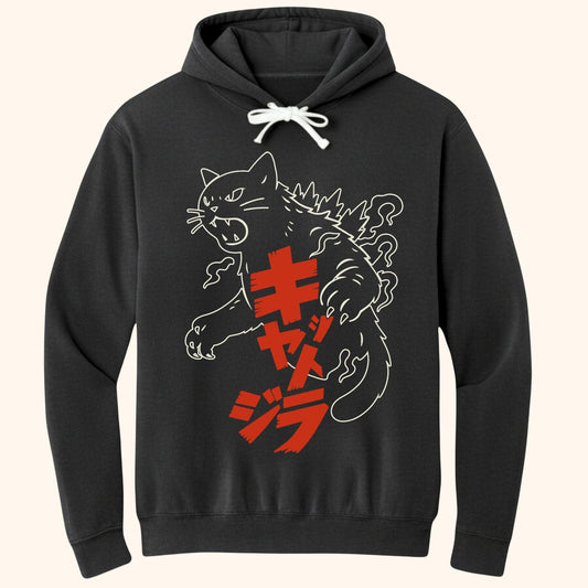 Kyattojira Unleashed Hoodie Black / S 27212394653041163964 Hoodie