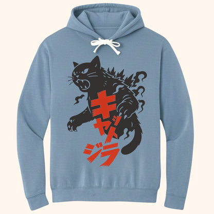 Kyattojira Unleashed Hoodie Blue Jean / S 89217753879363661532 Hoodie