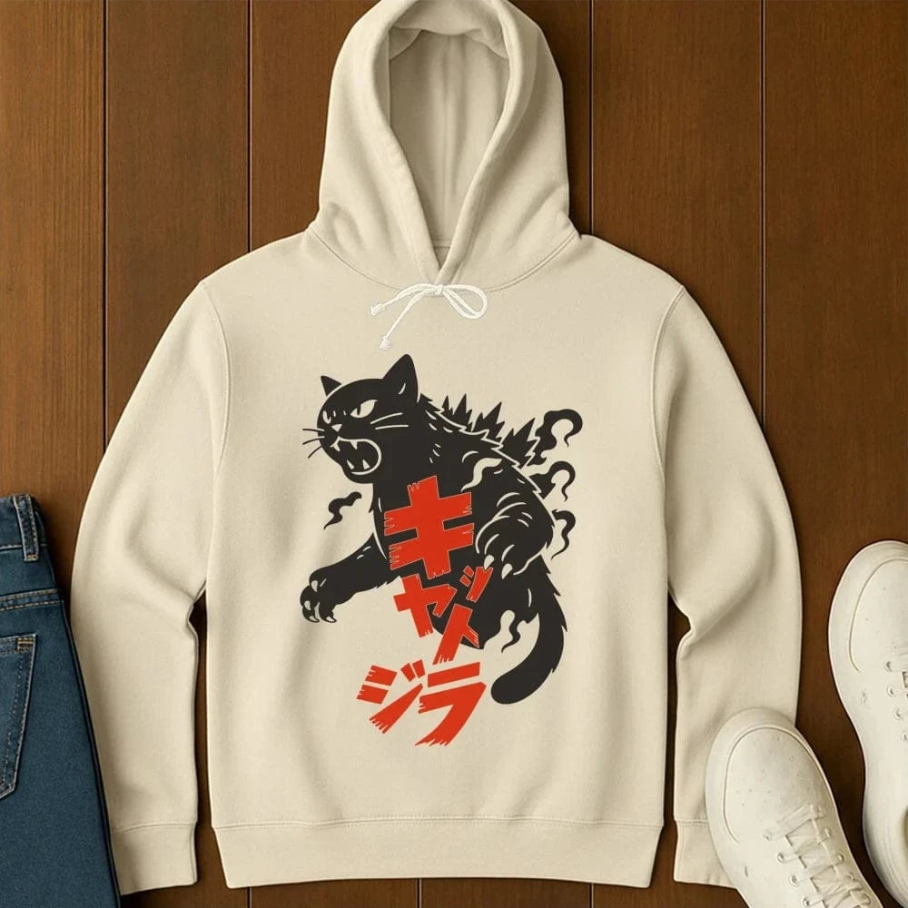 Kyattojira Unleashed Hoodie Ivory / S 18096142300575171889 Hoodie