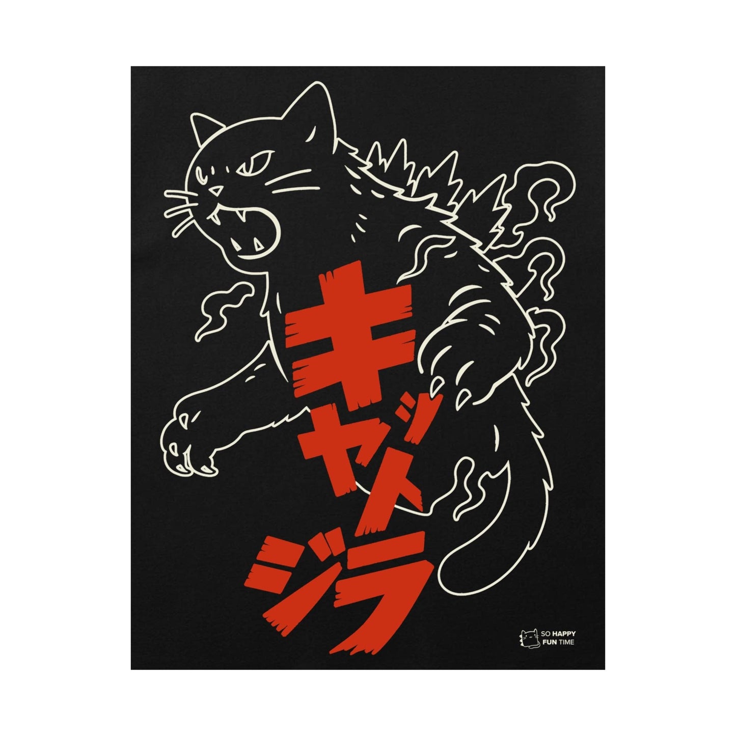 Kyattojira Unleashed Poster 11″ x 14″ / Matte 16133859928627000094 Poster