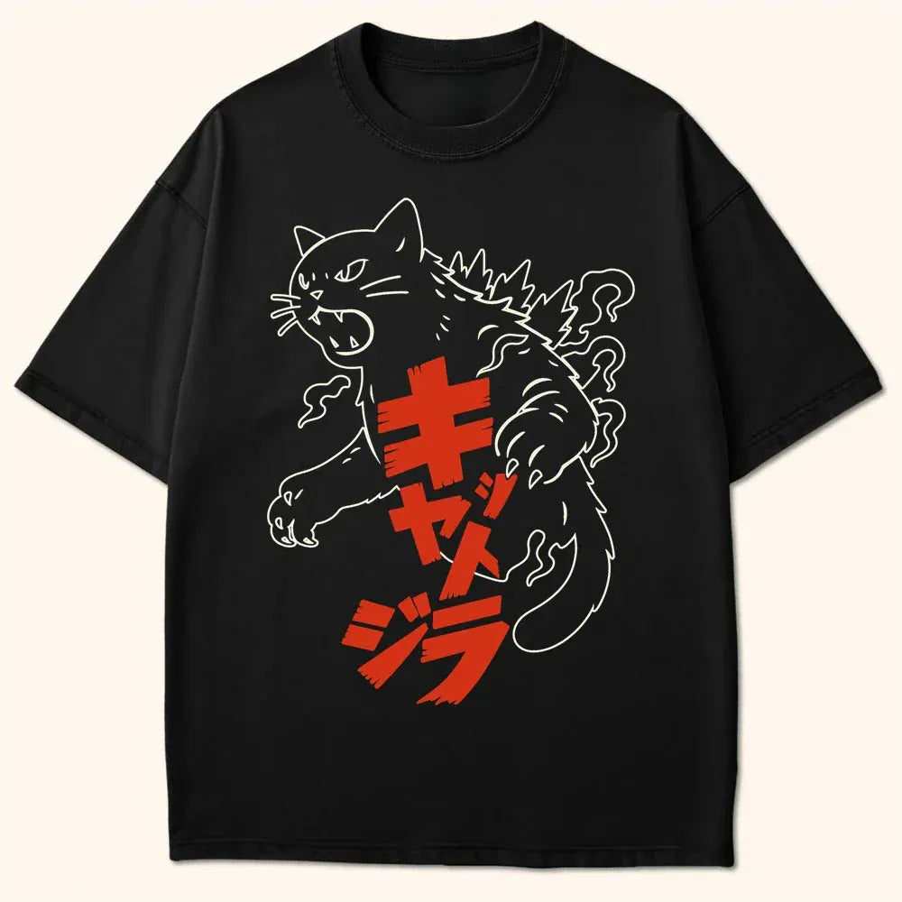 Kyattojira Unleashed T-Shirt Black / S 24566399927486607858 T-Shirt