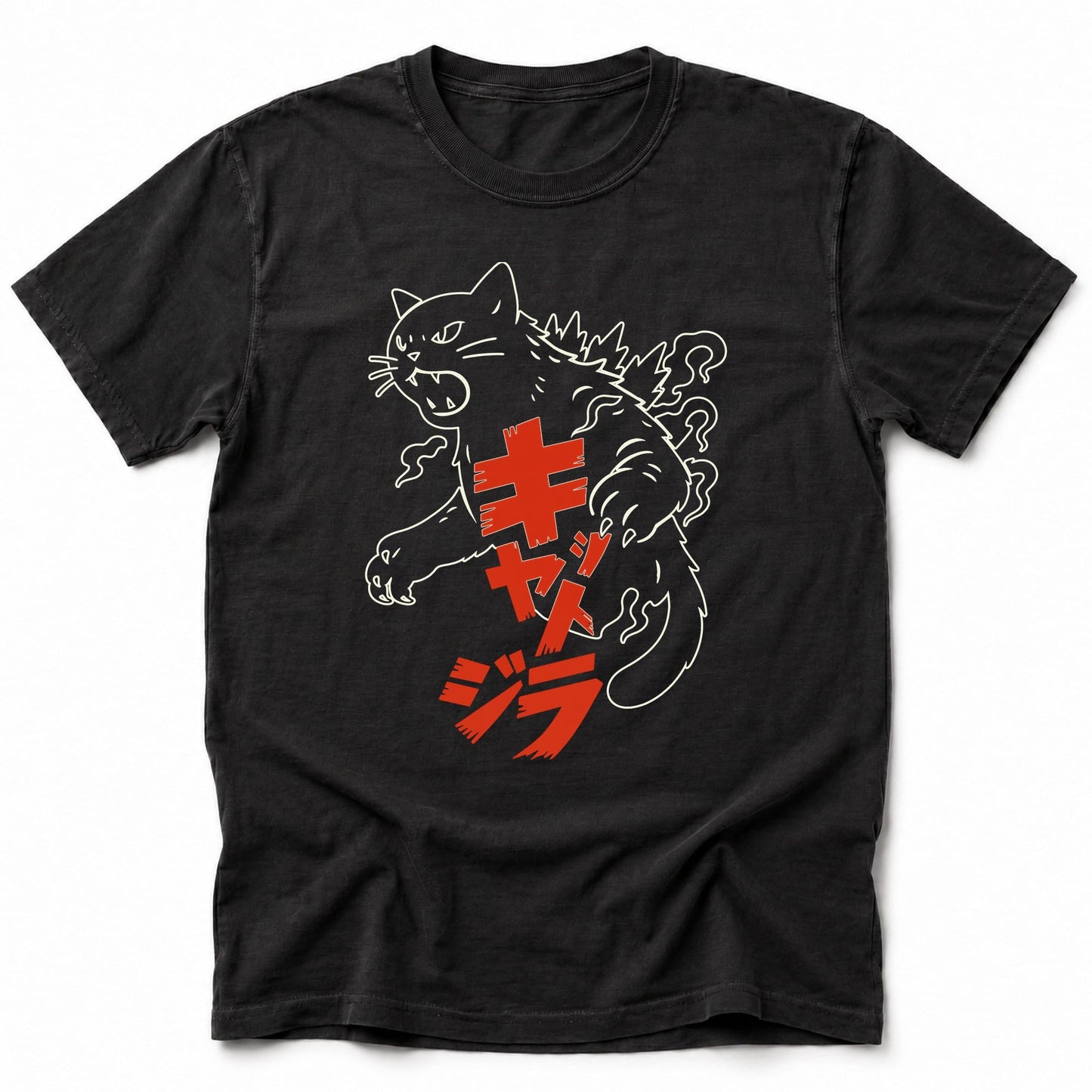 Kyattojira Unleashed T-Shirt Black / S 24566399927486607858 T-Shirt