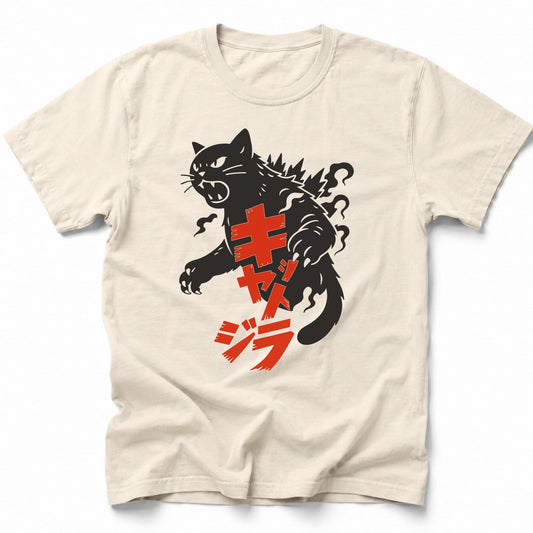 Kyattojira Unleashed T-Shirt Ivory / S 89533456247968495633 T-Shirt