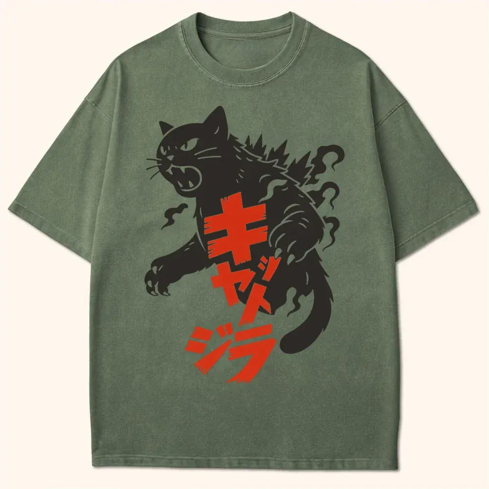 Kyattojira Unleashed T-Shirt Moss / S 25748390470753748365 T-Shirt