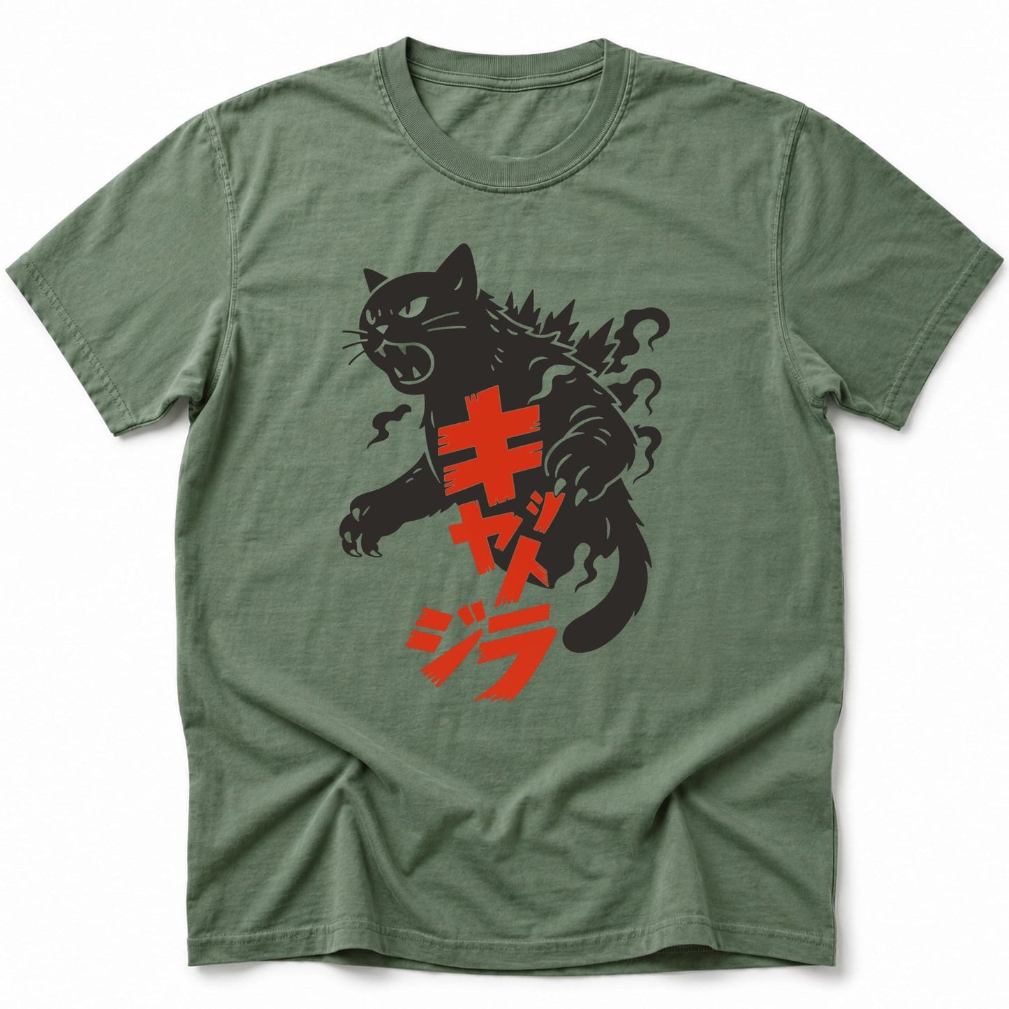 Kyattojira Unleashed T-Shirt Moss / S 25748390470753748365 T-Shirt