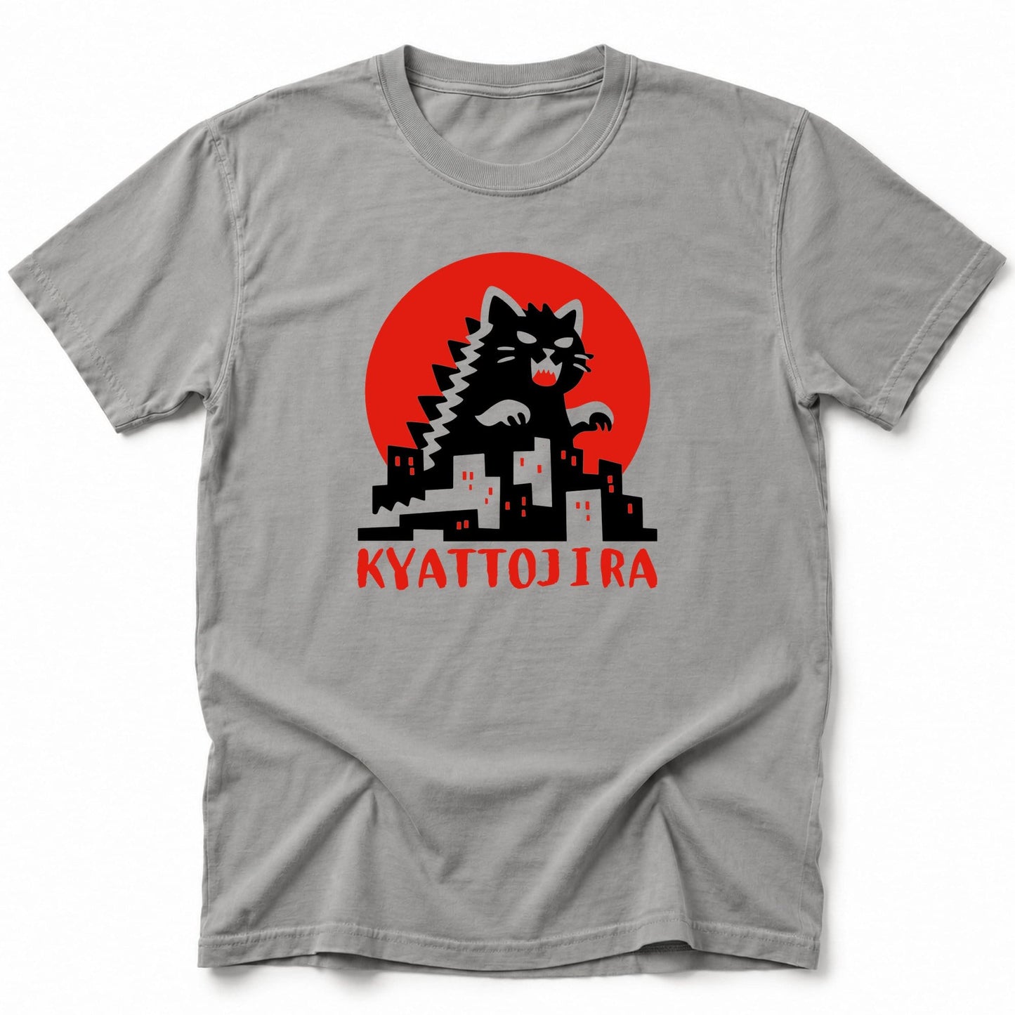 Kyattojira Uprising T-Shirt Grey / S 22559420753567230295 T-Shirt