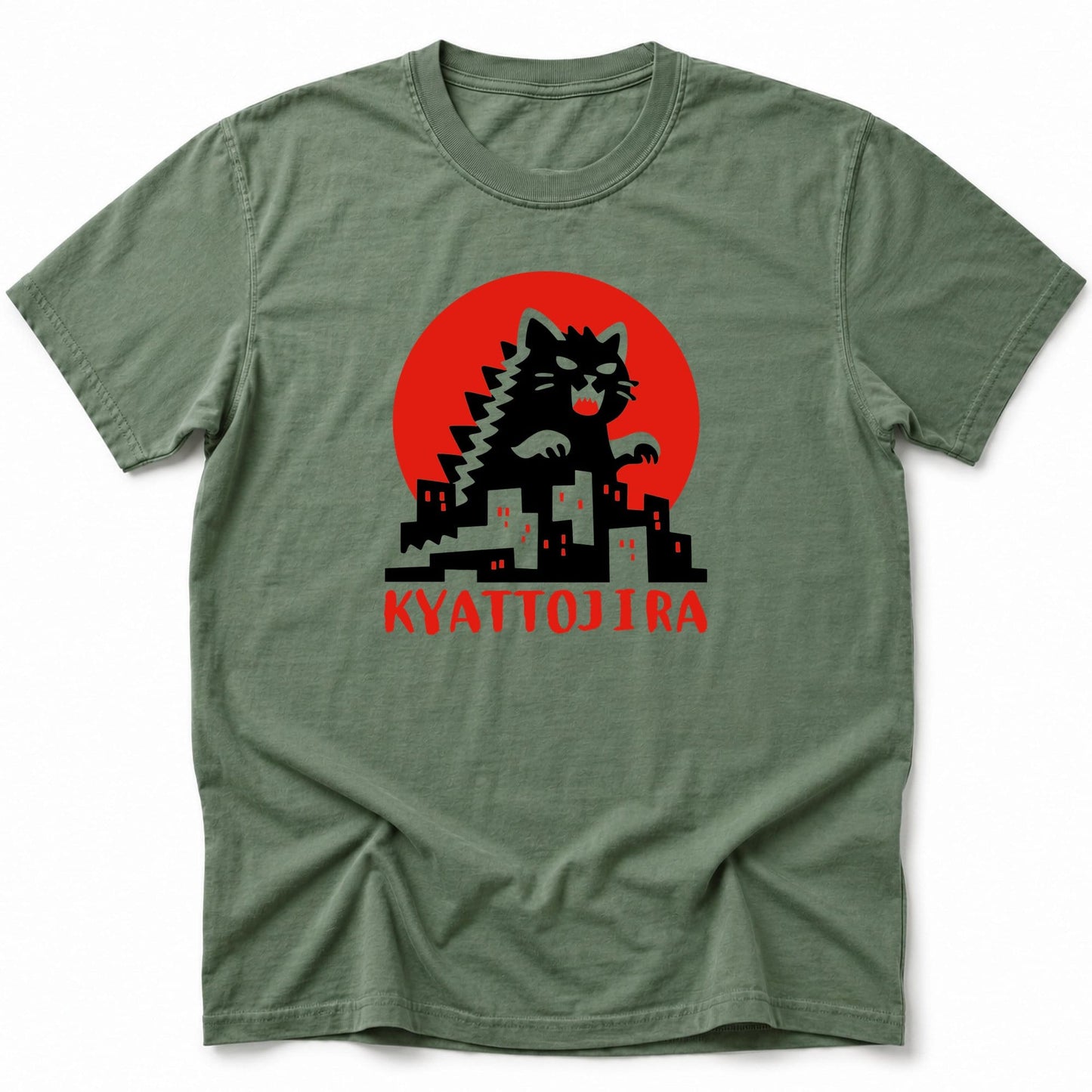 Kyattojira Uprising T-Shirt Moss / S 23797724730897673626 T-Shirt