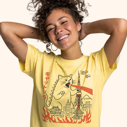 Kyattojira Visits Tokyo Everyday Softstyle Tee T-Shirt