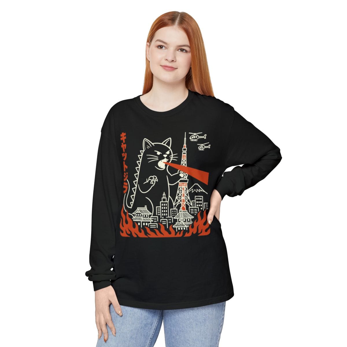 Kyattojira Visits Tokyo Long Sleeve Long-sleeve
