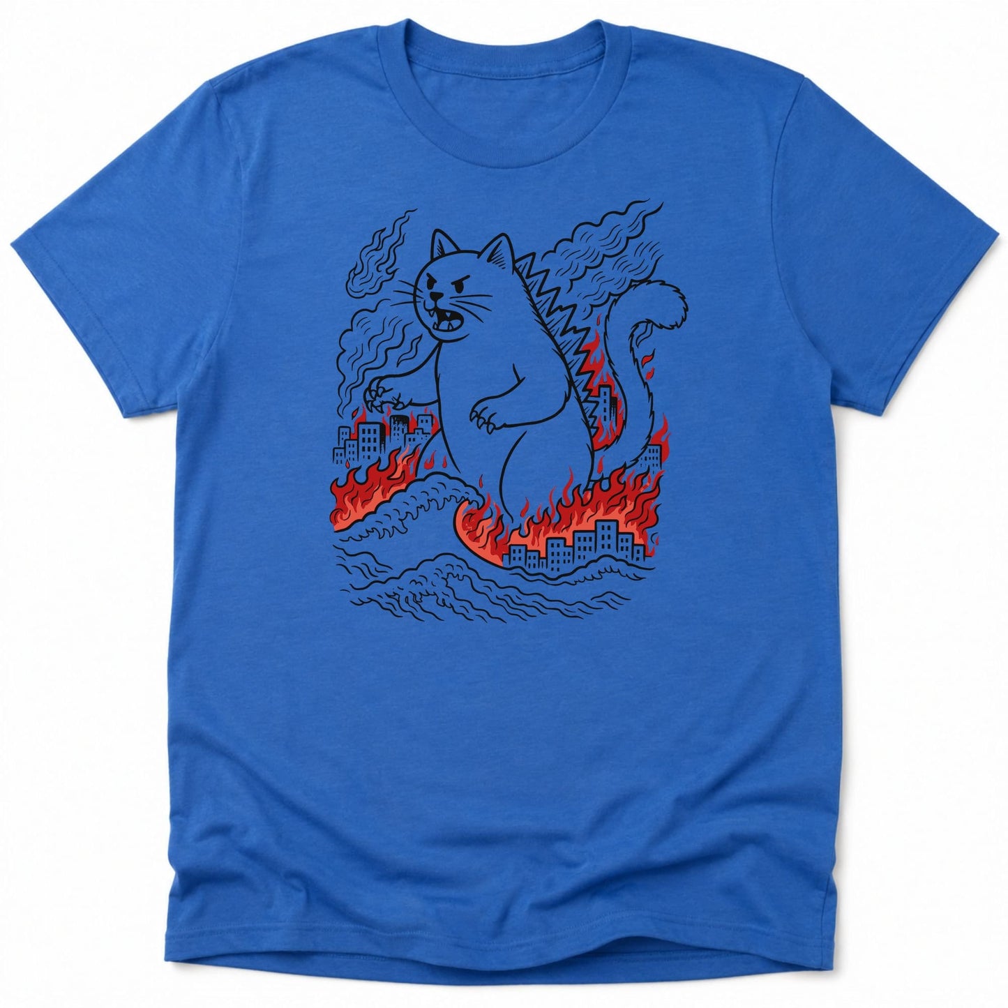 Kyattojiras Chaos Everyday Softstyle Tee Heather Royal / S 26607636609316425436 T-Shirt