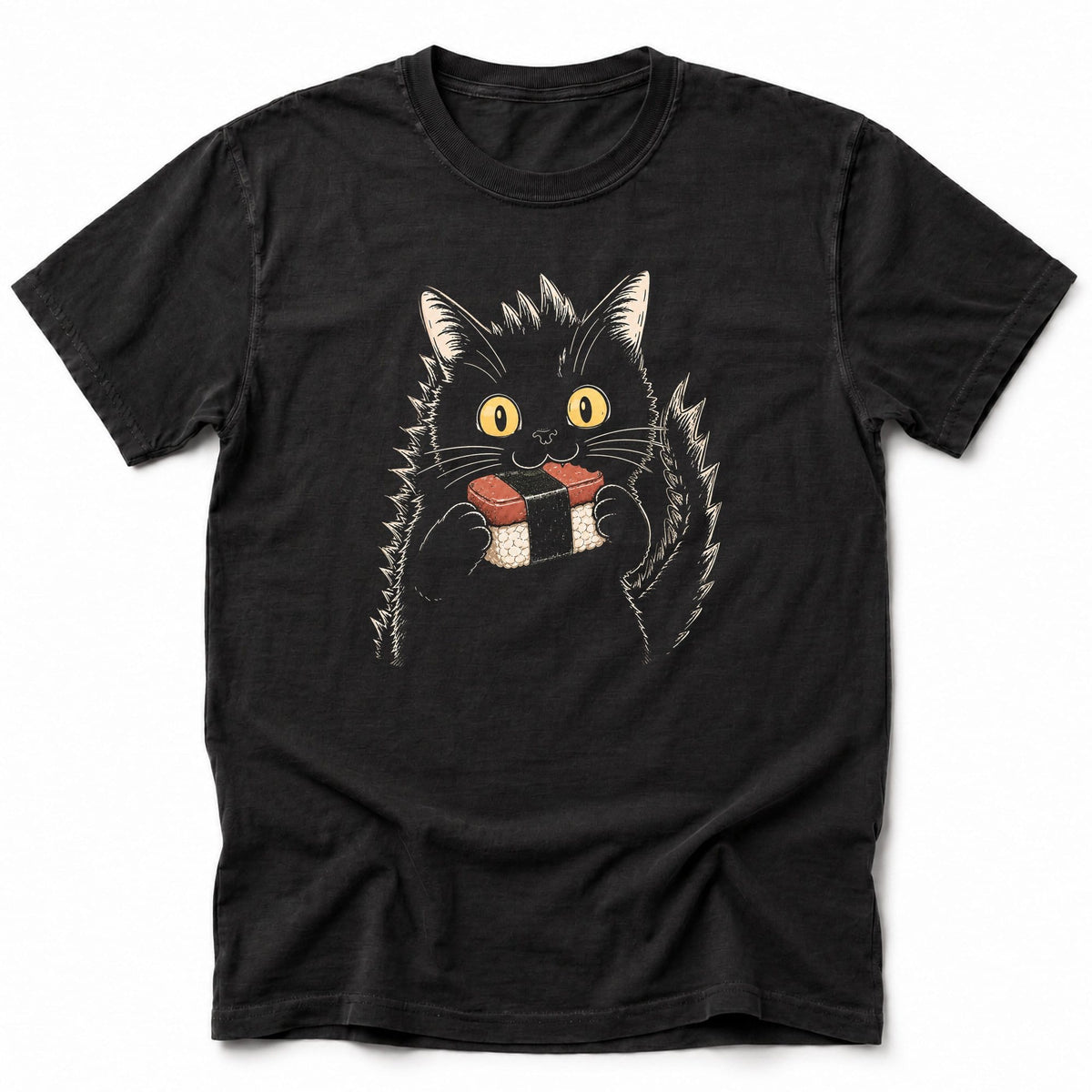 Kyattojiras Fav Musubi T-Shirt Black / S 20117565276639316389 T-Shirt