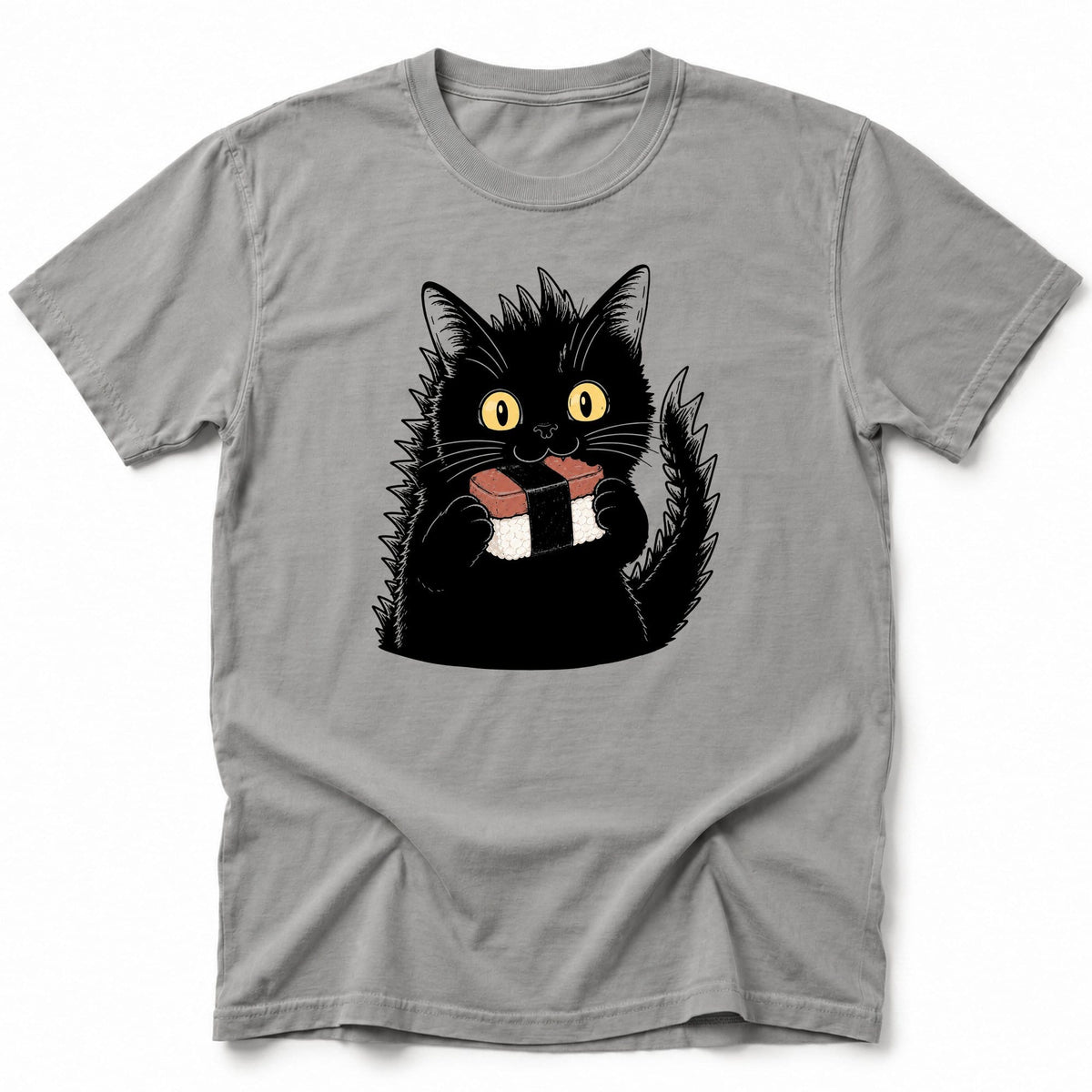 Kyattojiras Fav Musubi T-Shirt Grey / S 99043520701142216022 T-Shirt