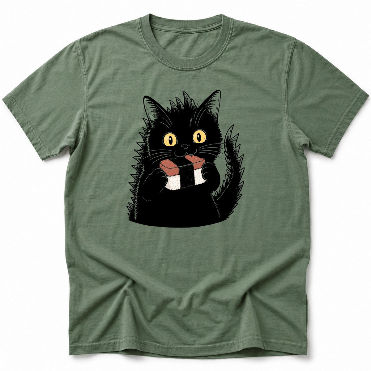 Kyattojiras Fav Musubi T-Shirt Moss / S 20592001632803598893 T-Shirt