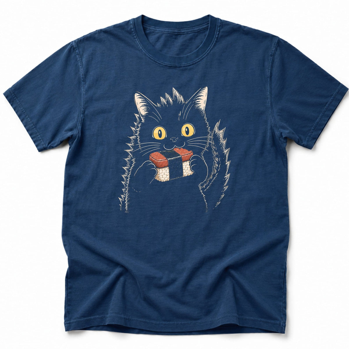 Kyattojiras Fav Musubi T-Shirt Navy / S 30202456487223535782 T-Shirt