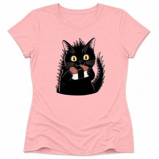 Kyattojiras Fav Musubi Womens Tee S / Pink 10575633845553203059 T-Shirt
