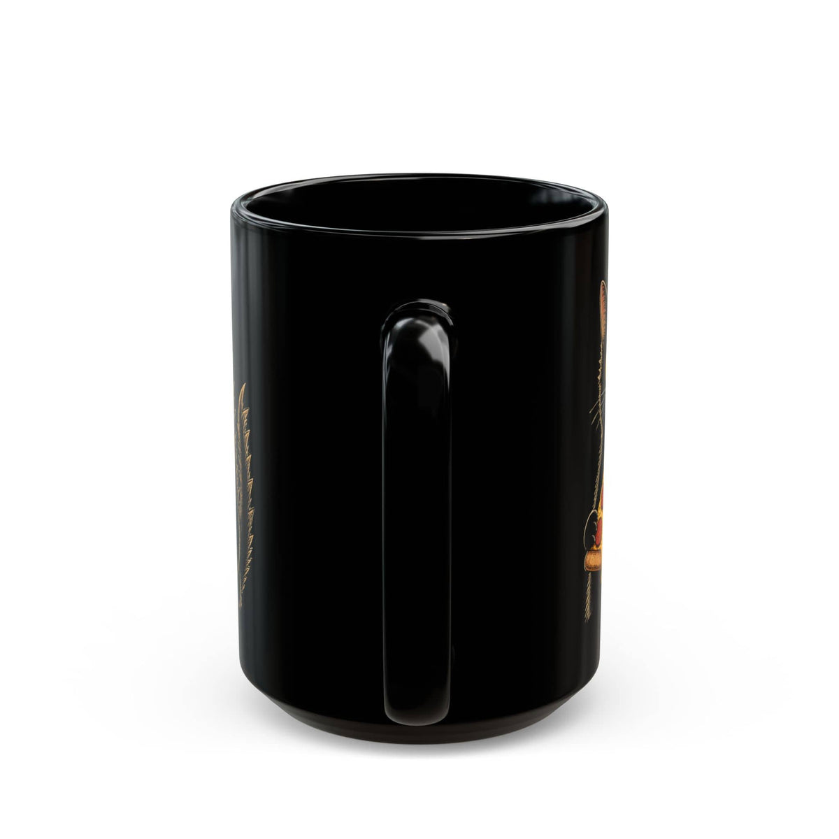 Kyattojiras Fav Pizza Black Mug (15oz) 15oz 65449568488835508373 Mug