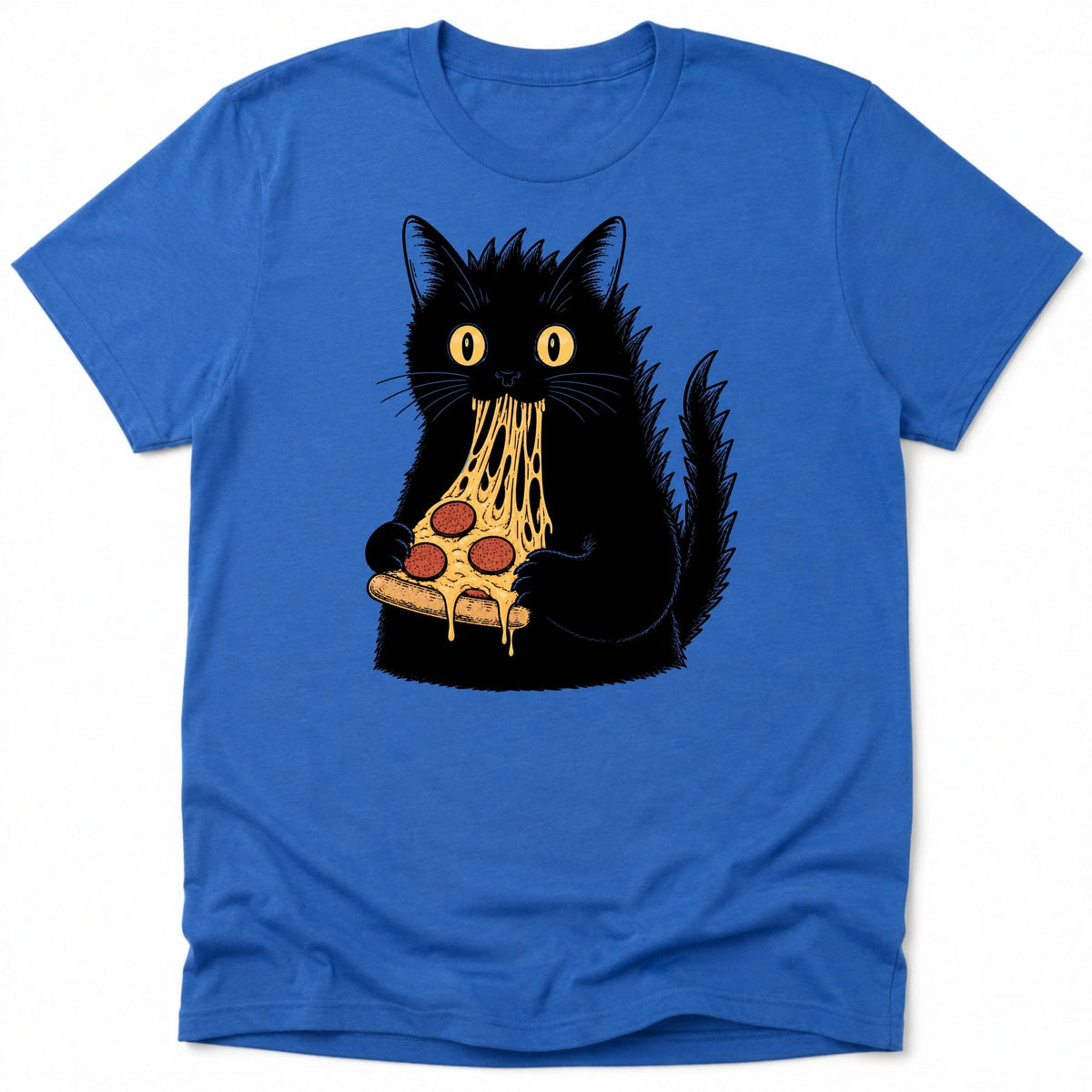 Kyattojiras Fav Pizza Everyday Softstyle Tee S / Heather Royal 37833056680070702758 T-Shirt