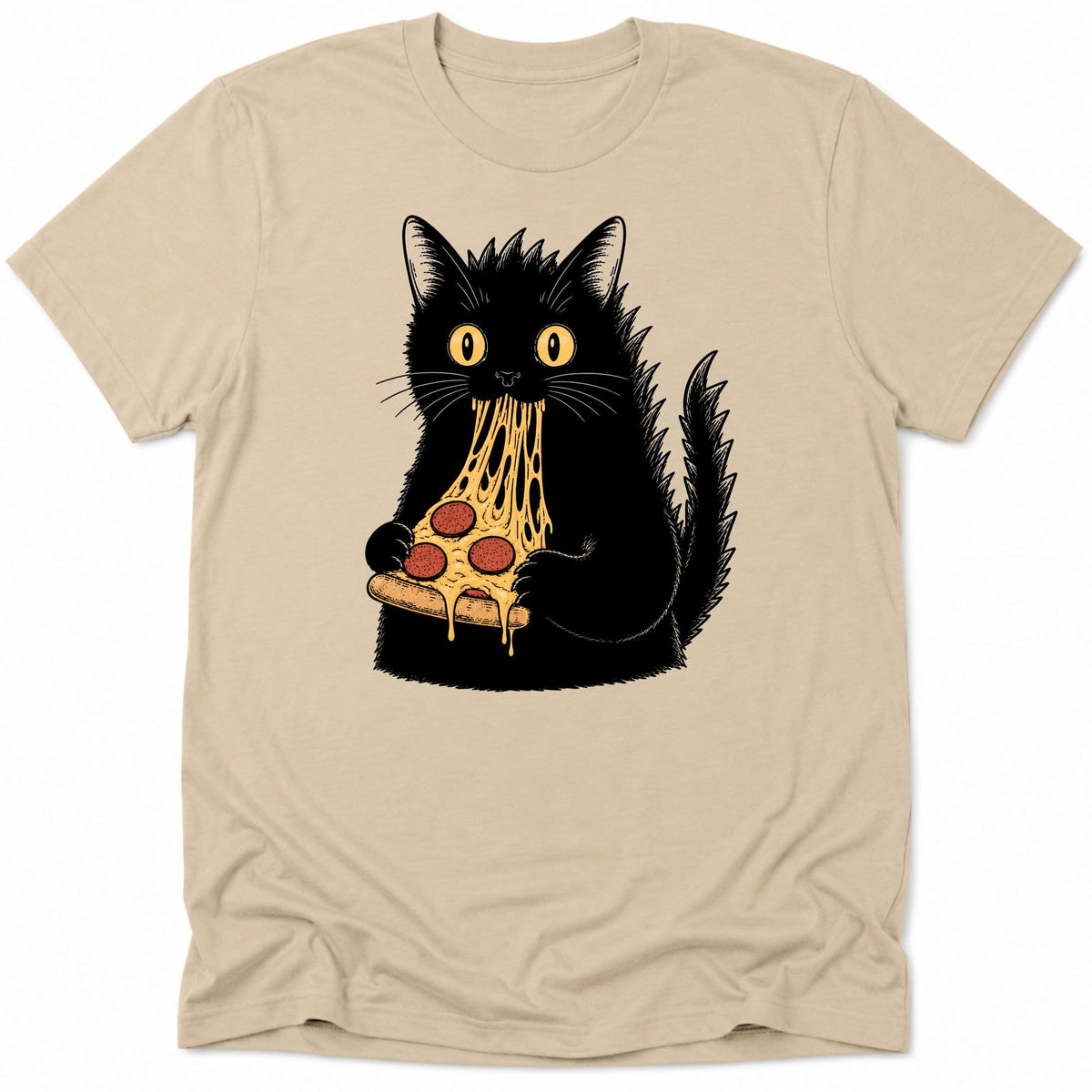 Kyattojiras Fav Pizza Everyday Softstyle Tee S / Sand 15513843344224855483 T-Shirt