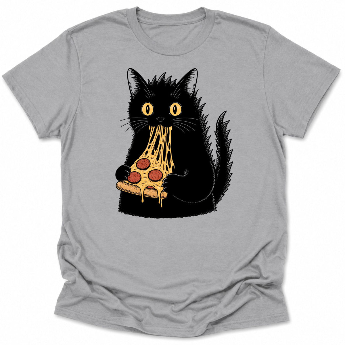 Kyattojiras Fav Pizza Everyday Softstyle Tee S / Sport Grey 22509442546382949116 T-Shirt