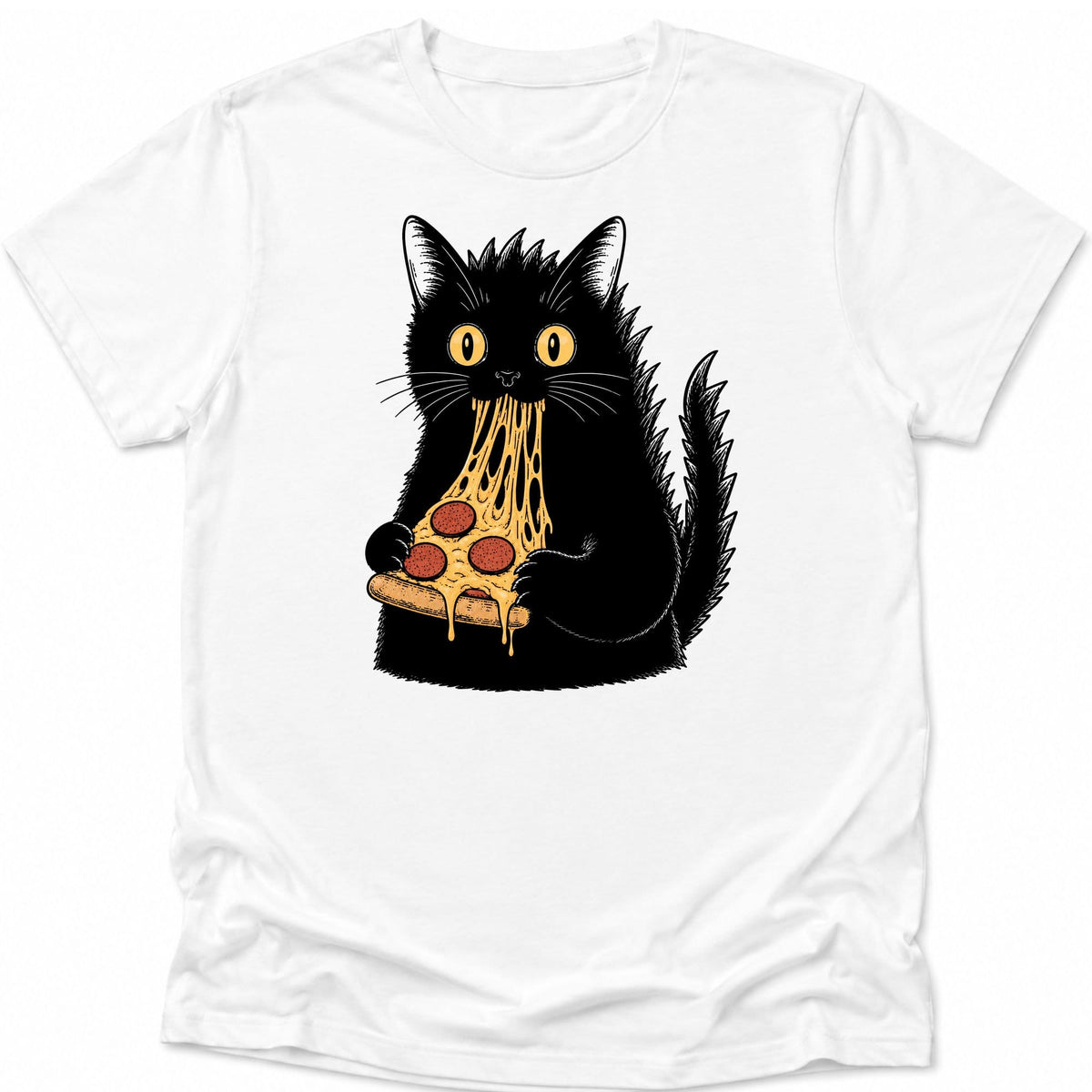 Kyattojiras Fav Pizza Everyday Softstyle Tee S / White 85242043925763629608 T-Shirt