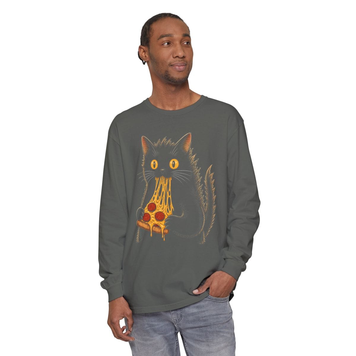 Kyattojiras Fav Pizza Long Sleeve Long-sleeve