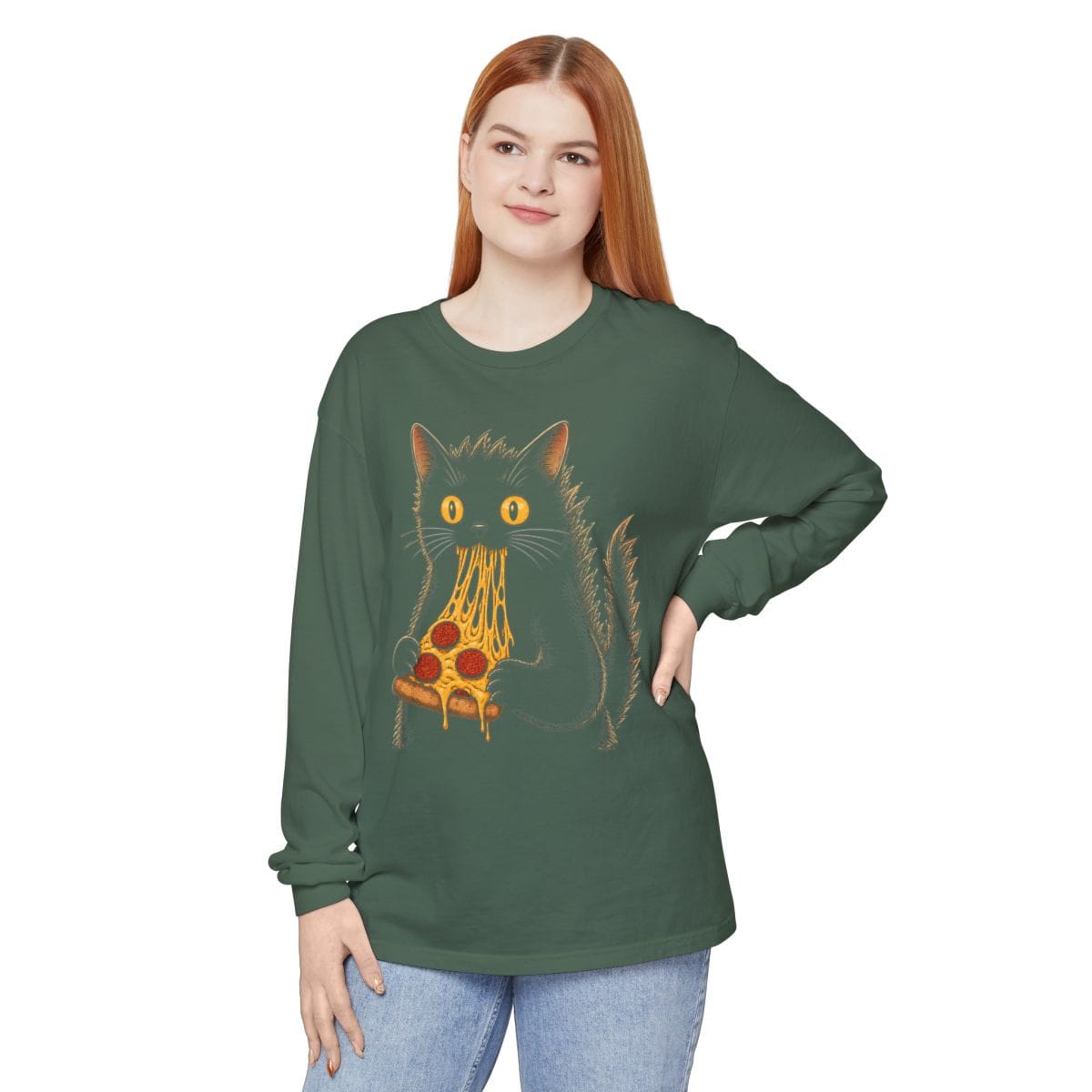 Kyattojiras Fav Pizza Long Sleeve Long-sleeve