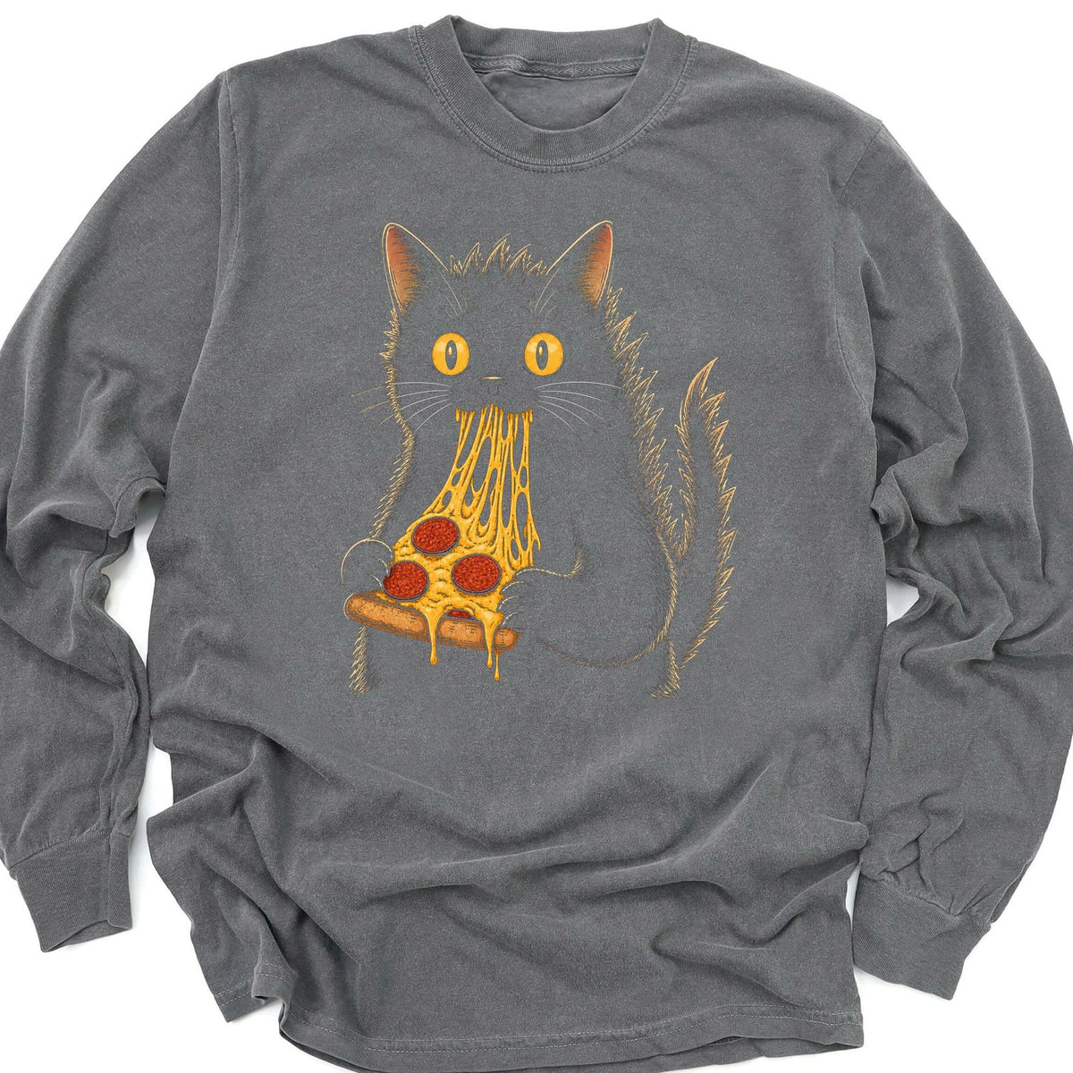 Kyattojiras Fav Pizza Long Sleeve Pepper / M 82762947421828721210 Long-sleeve