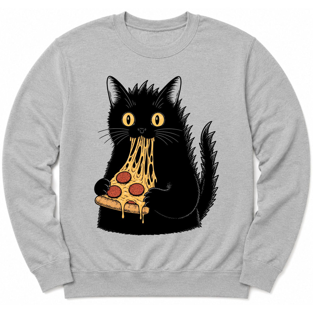 Kyattojiras Fav Pizza Sweatshirt Sport Grey / S 29782665363807696563 Sweatshirt