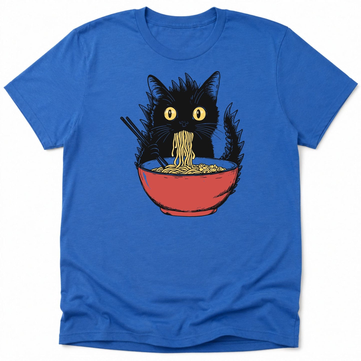 Kyattojiras Fav Ramen Everyday Softstyle Tee Heather Royal / S 19460325425453675377 T-Shirt