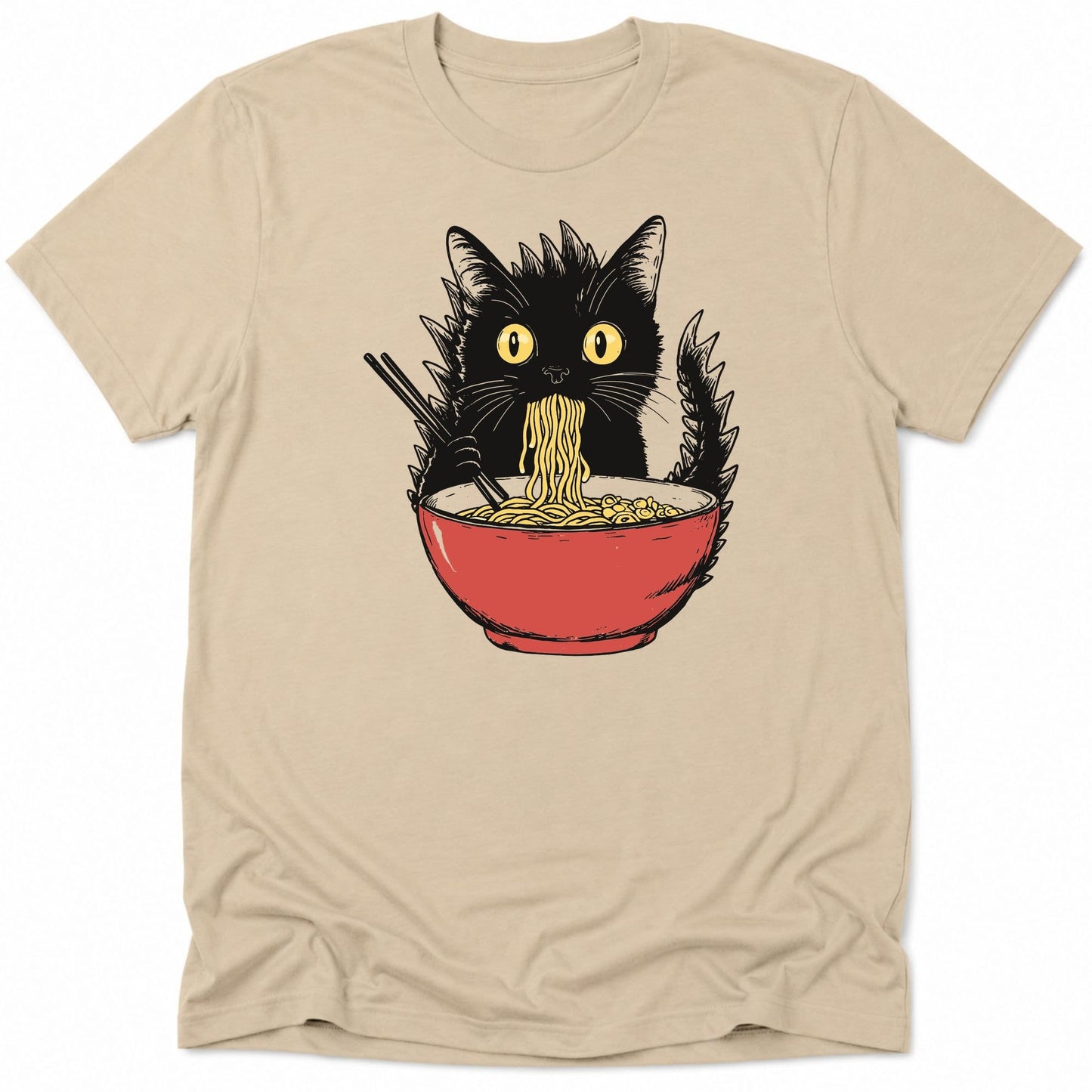 Kyattojiras Fav Ramen Everyday Softstyle Tee Sand / S 23666757827133352988 T-Shirt