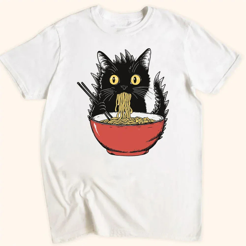 Kyattojiras Fav Ramen Everyday Softstyle Tee White / S 32438467965676470352 T-Shirt