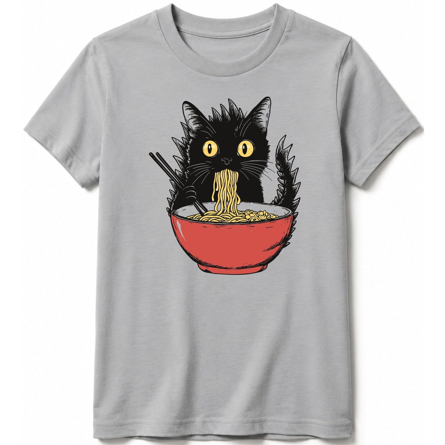 Kyattojiras Fav Ramen Kids Tee Athletic Heather / S 37867918742361983515 Kids clothes