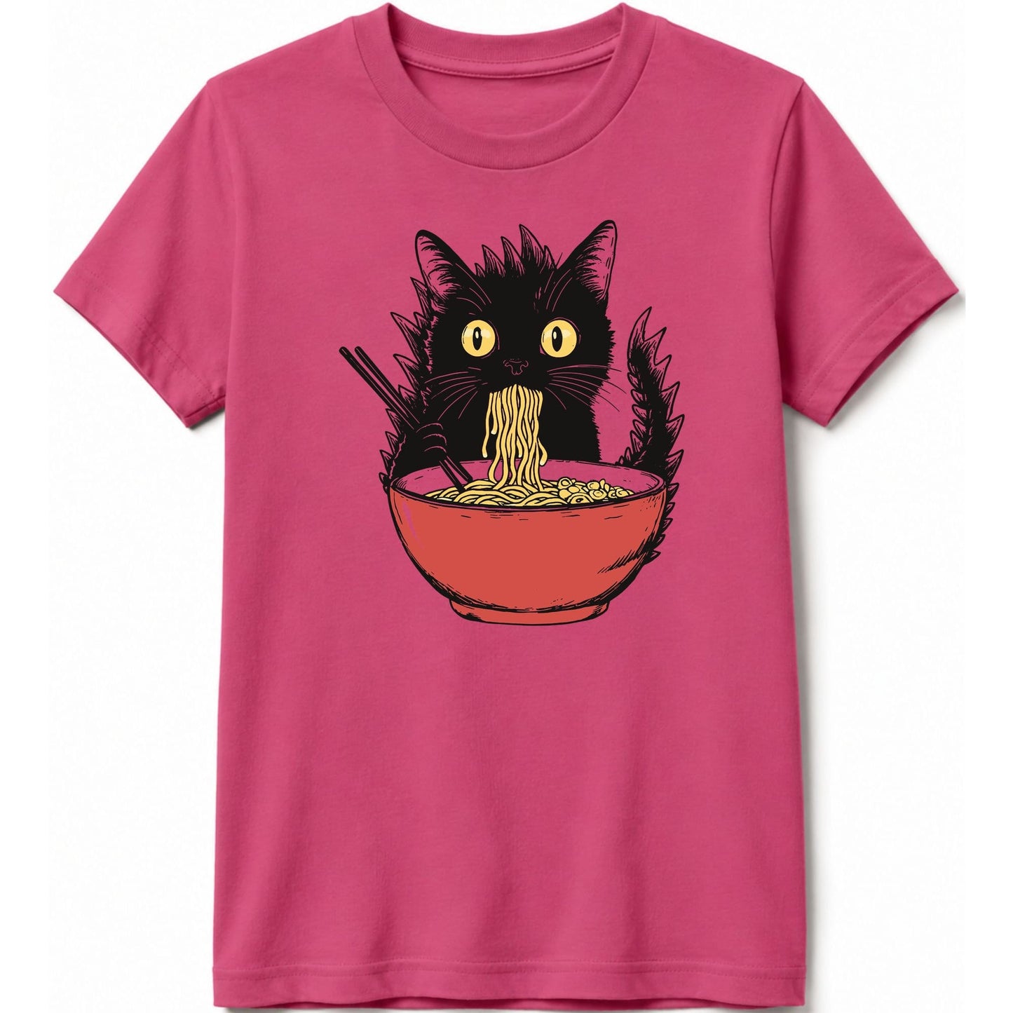 Kyattojiras Fav Ramen Kids Tee Berry / S 32088071601348091073 Kids clothes