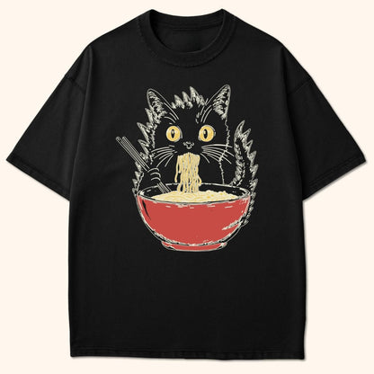 Kyattojiras Fav Ramen T-Shirt Black / S 38670870963603804699 T-Shirt
