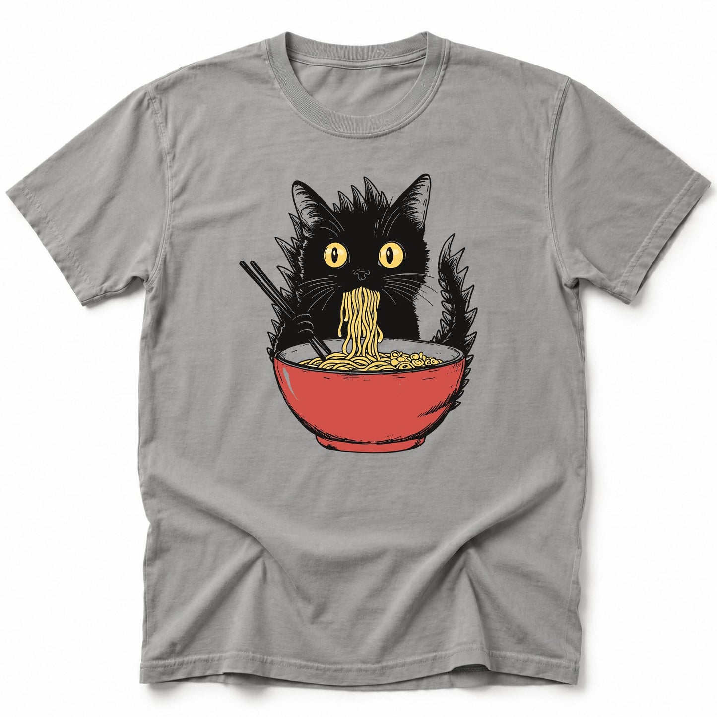 Kyattojiras Fav Ramen T-Shirt Grey / S 30484583436597286927 T-Shirt