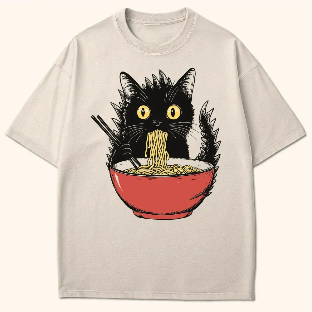 Kyattojiras Fav Ramen T-Shirt Ivory / S 17881031451374636404 T-Shirt
