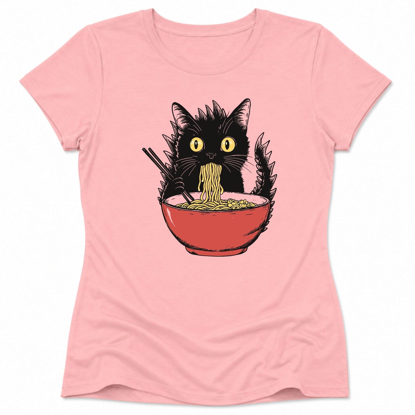 Kyattojiras Fav Ramen Womens Tee Pink / S 29513308974513354269 T-Shirt