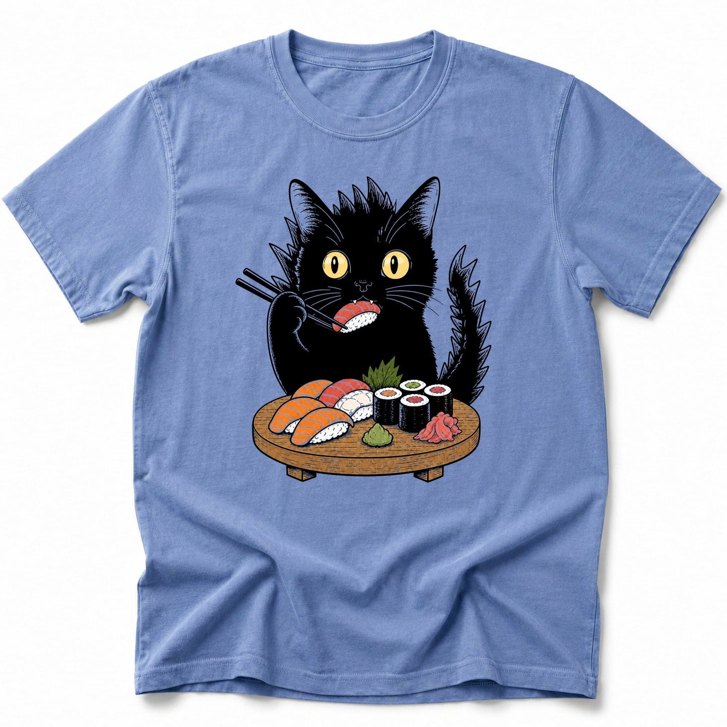Kyattojiras Fav Sushi T-Shirt Blue Jean / S 46817799225015880542 T-Shirt