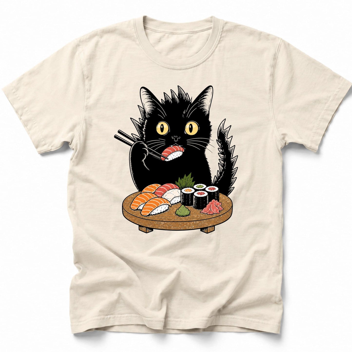 Kyattojiras Fav Sushi T-Shirt Ivory / S 29273633214462958107 T-Shirt