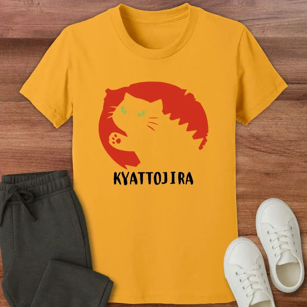 Kyattojiras Mark Kids Tee Gold / S 18161223589933065174 Kids clothes
