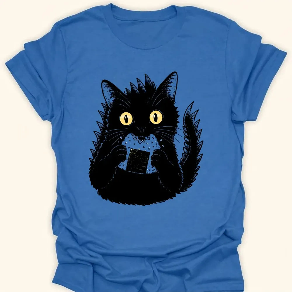 Kyattojiras Onigiri Everyday Softstyle Tee Heather Royal / S 39998042613691321523 T-Shirt