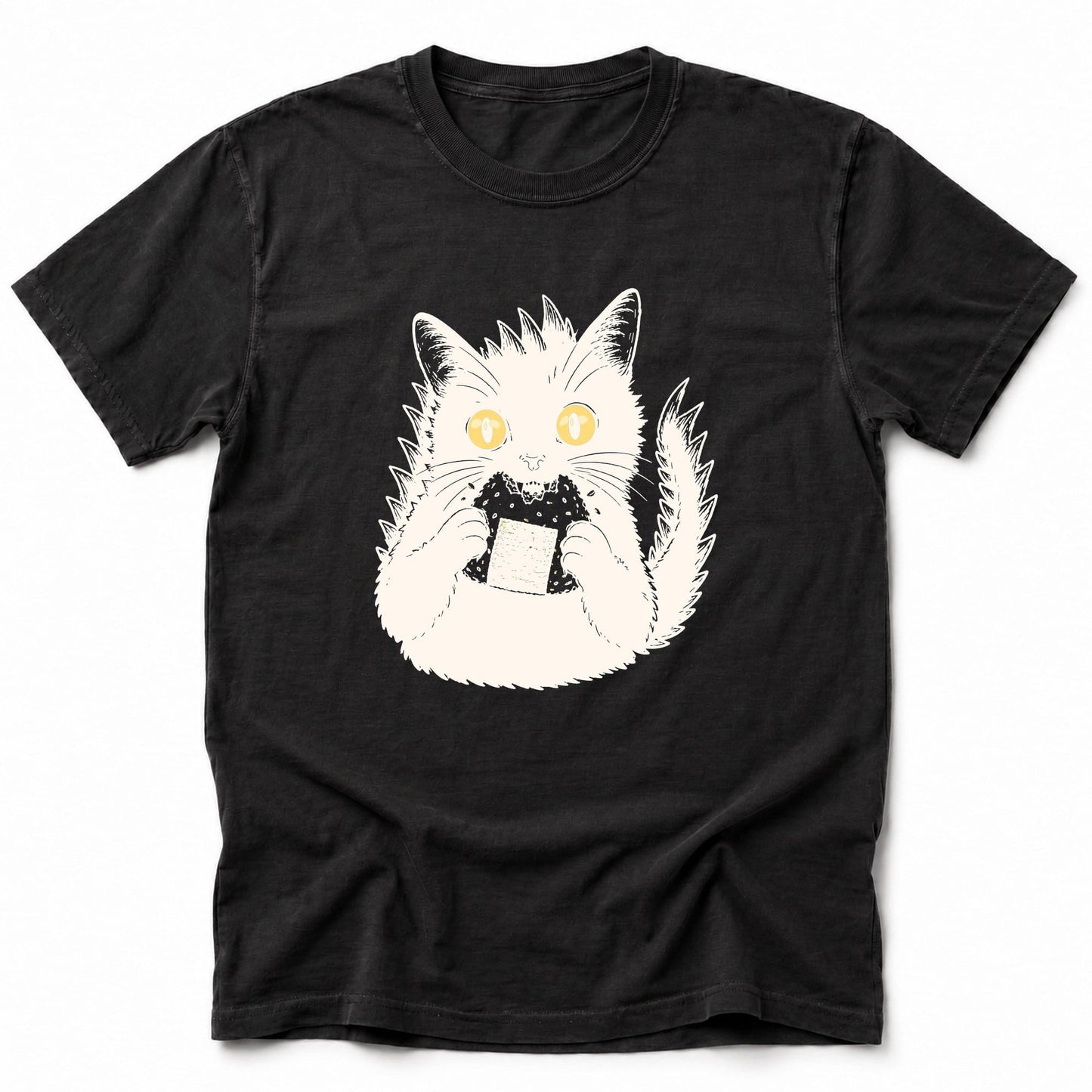 Kyattojiras Onigiri T-Shirt Black / S 22718023133920761462 T-Shirt
