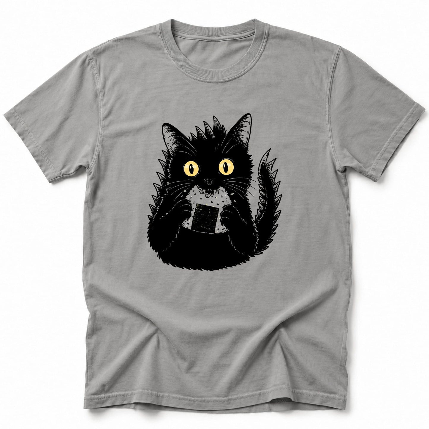 Kyattojiras Onigiri T-Shirt Grey / S 41634512068854224740 T-Shirt