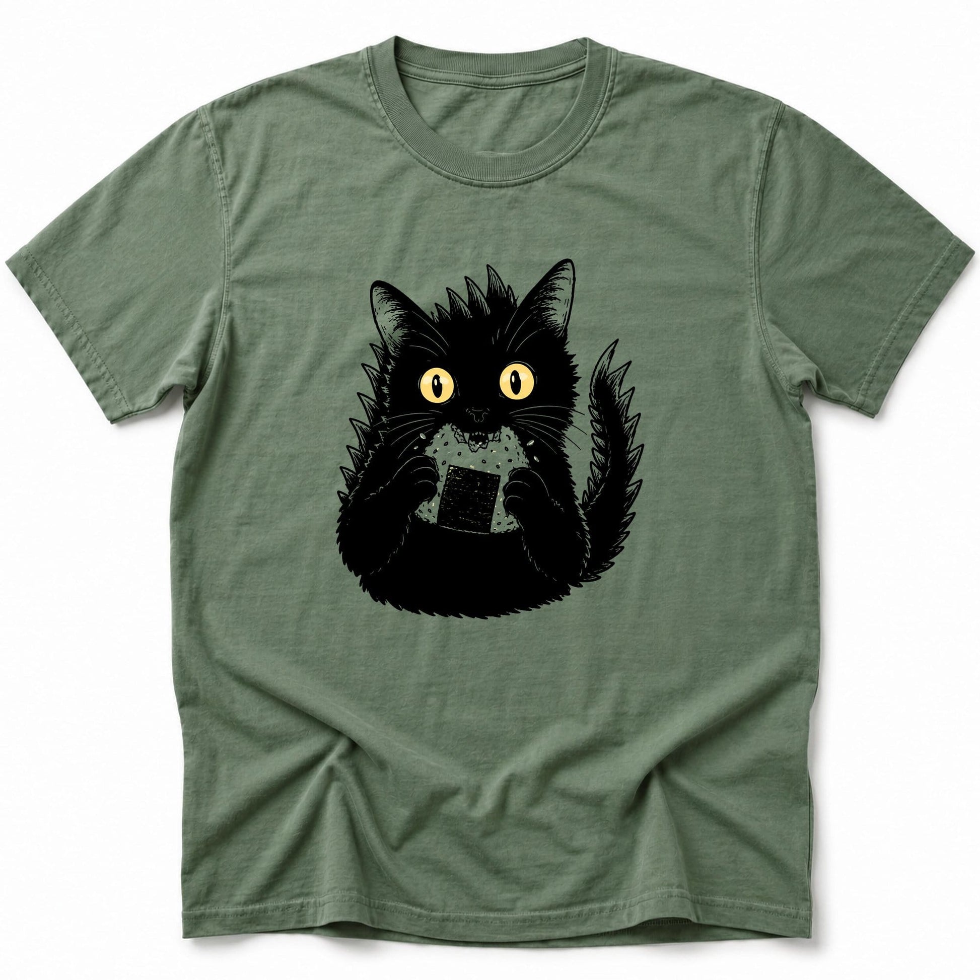 Kyattojiras Onigiri T-Shirt Moss / S 87975890937133318488 T-Shirt