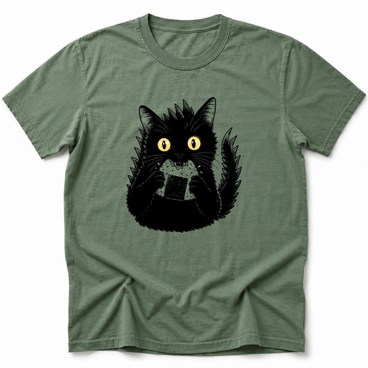 Kyattojiras Onigiri T-Shirt Moss / S 87975890937133318488 T-Shirt