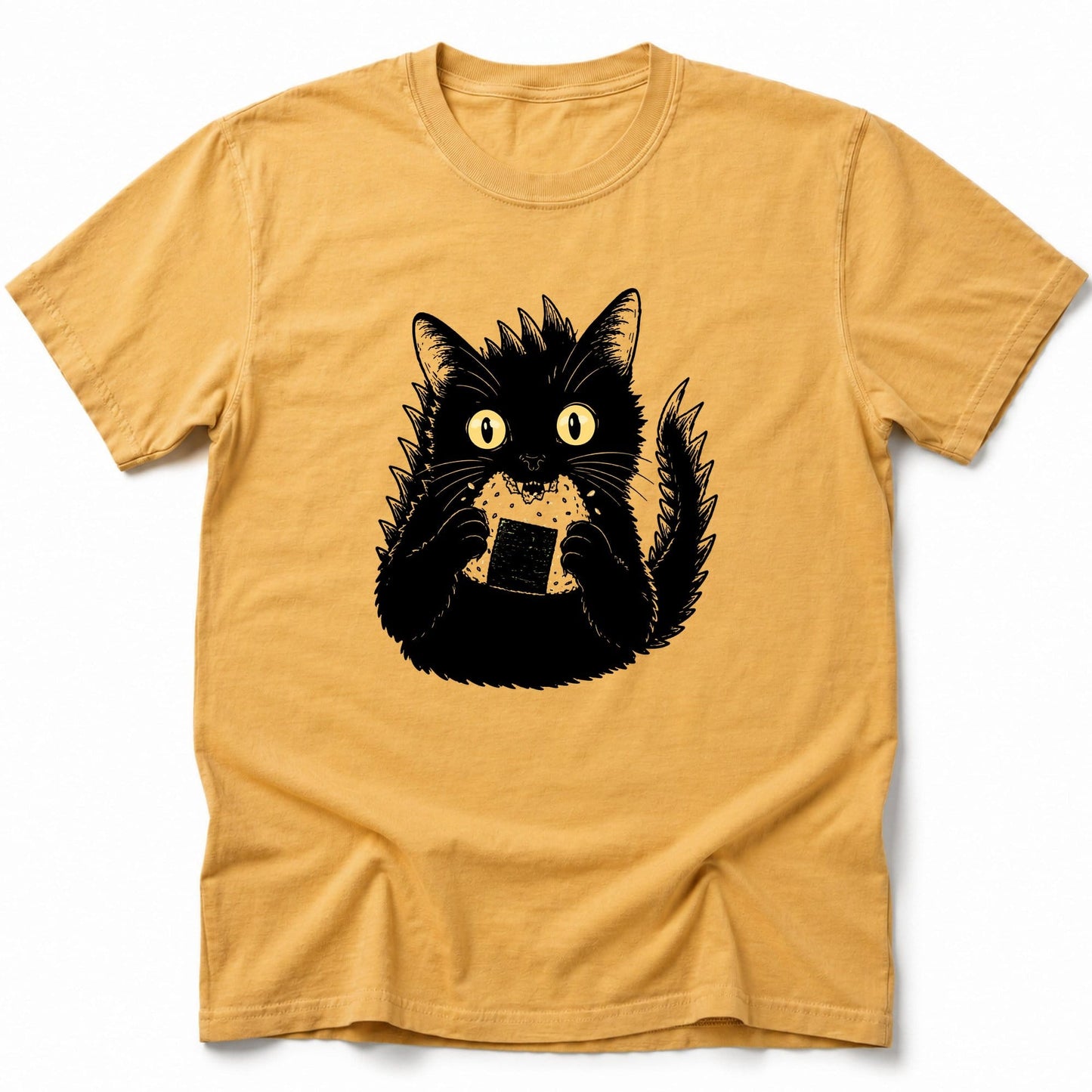 Kyattojiras Onigiri T-Shirt Mustard / S 23523551648395118842 T-Shirt