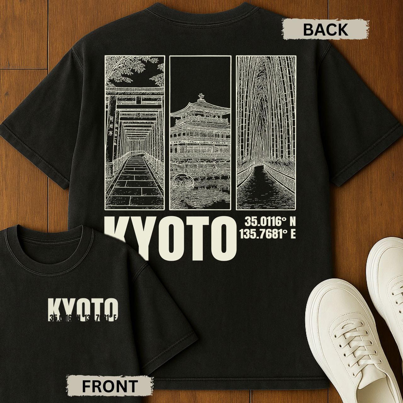 Kyoto Coords T-Shirt Black / S 56579878475235671078 T-Shirt